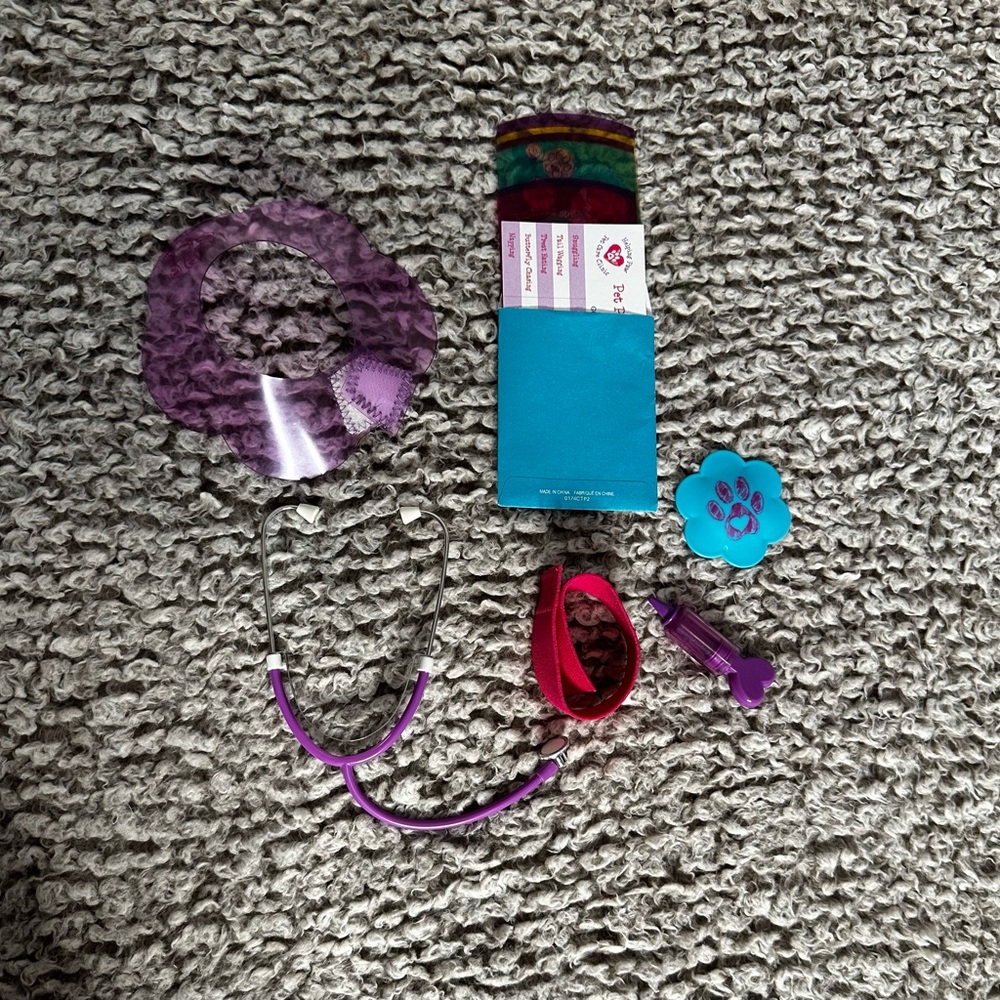 American girl doll vet set!